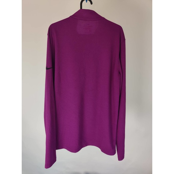 (V) Nike Dri-Fit Standard Fit Men base layer sweater sport running sz M purple - Picture 6 of 8